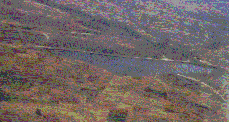 Vista aerea de la Laguna Sausacocha